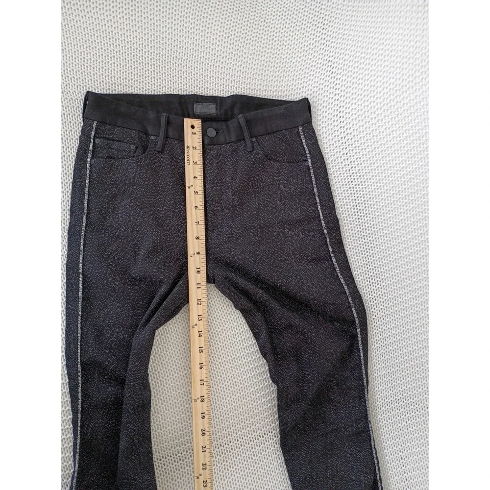 MOTHER Looker High Waisted Skinny Jeans Diamond In The‎ Rough Side Stripe 30x30